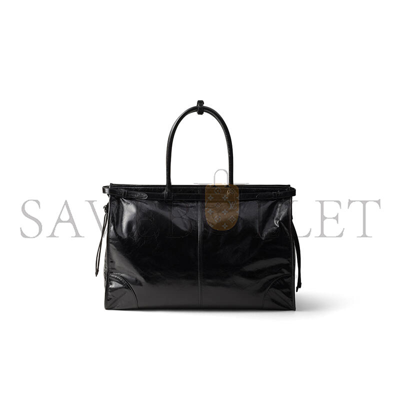 PRADA BONNIE LEATHER TOTE BAG 2VG128 (50*36*17cm)